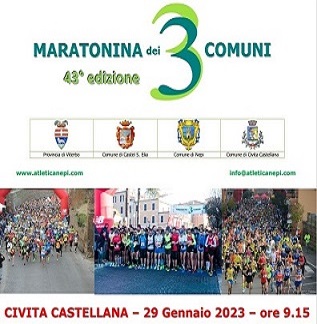 Maratonina dei Tre Comuni 2023 – scheda tecnica di Paolo fedele